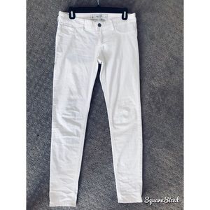 Abercrombie and Fitch super skinny white jeans!!